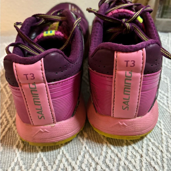 Salming Womens Trail T3 RunLite RocShield Trail Running Shoes, Size 7.5, Magenta - Picture 4 of 11